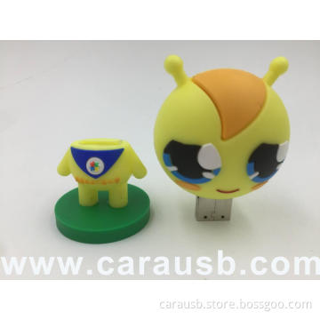 Three-dimensional characters usb disk cartoon characters flash memory 3D PVC custom gifts